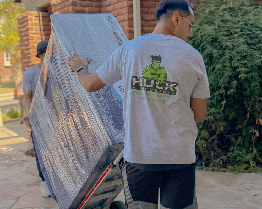 Hulk Movers crew loading the truck in San Diego